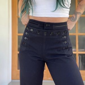 Vintage navy uniform pants